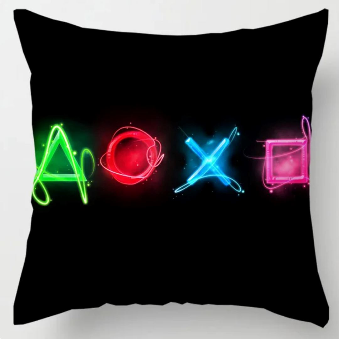 Capa de Almofada Game Lovers Cama - 0002 Conceito Kids 5 40x40cm 