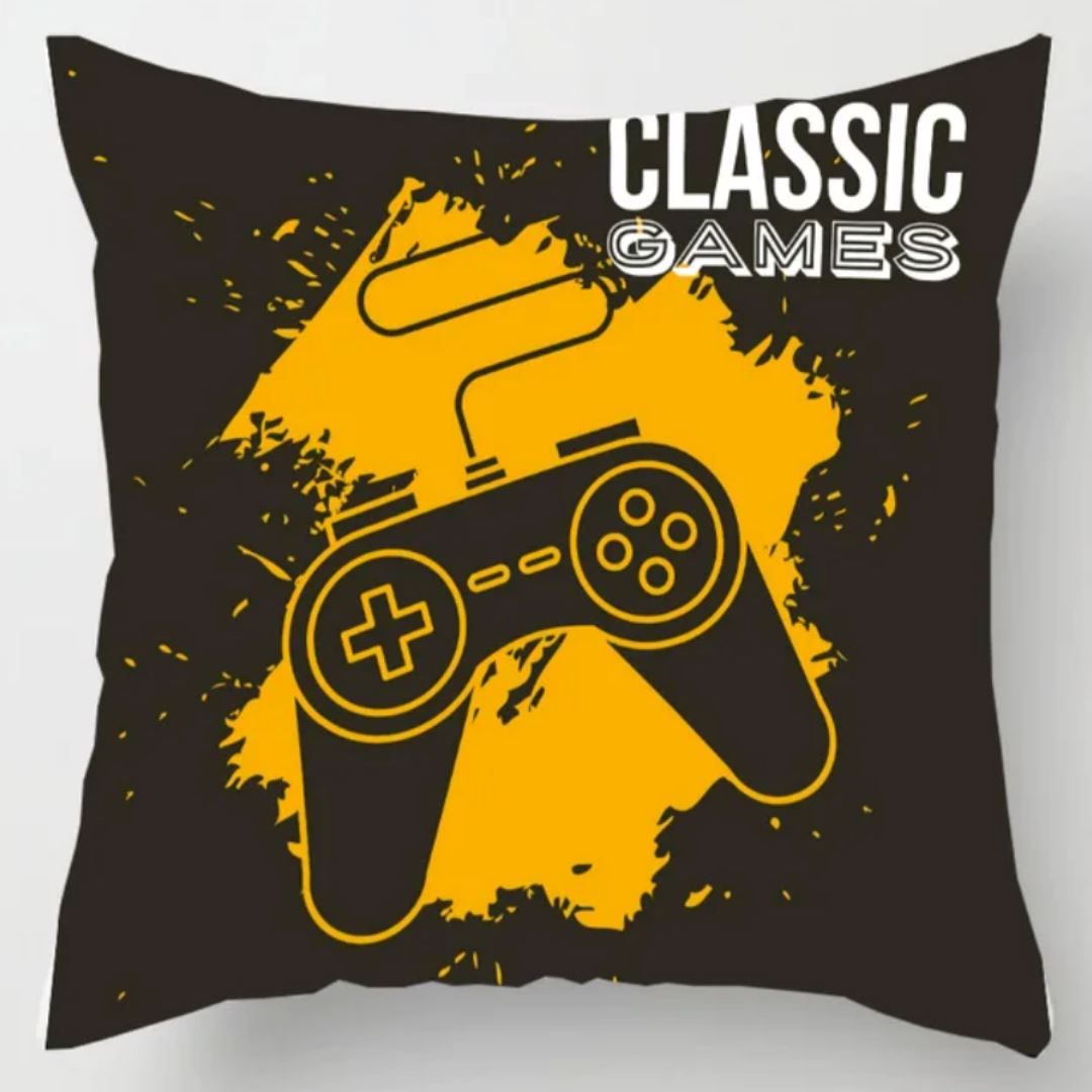 Capa de Almofada Game Lovers Cama - 0002 Conceito Kids 6 40x40cm 