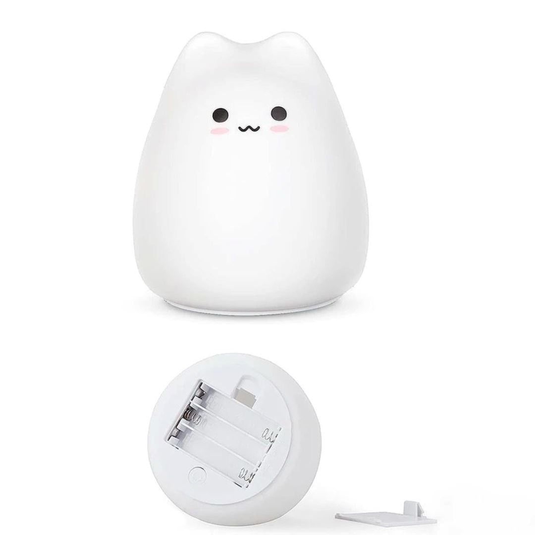 Luminária Touch em Silicone Gatinho Silicone - 0012 Conceito Kids 