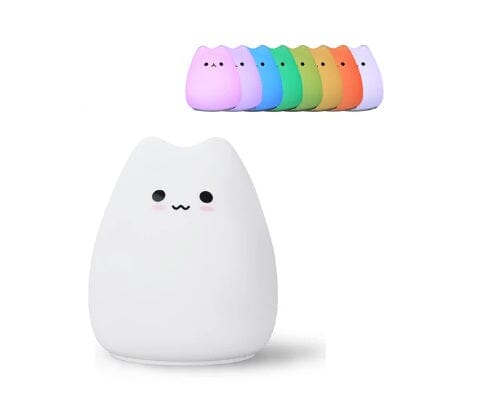 Luminária Touch em Silicone Gatinho Silicone - 0012 Conceito Kids 