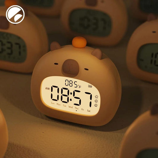 Relógio Digital Capivara Despertador & Termômetro Relógio - 0003 Conceito Kids 